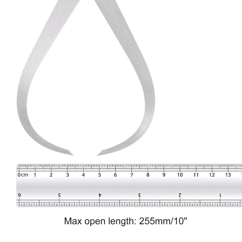 Kozelo Firm Joint Outside Caliper - [6 Inch] Stainless Metal Firm Friction Joint Measurement Tool for Size Measuring Use, Silver Tone - Image 5